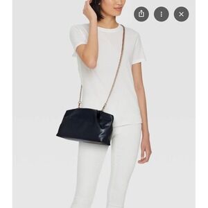 A New Day Shoulder Bag Women OS‎ Black Gold Chain Strap NWT